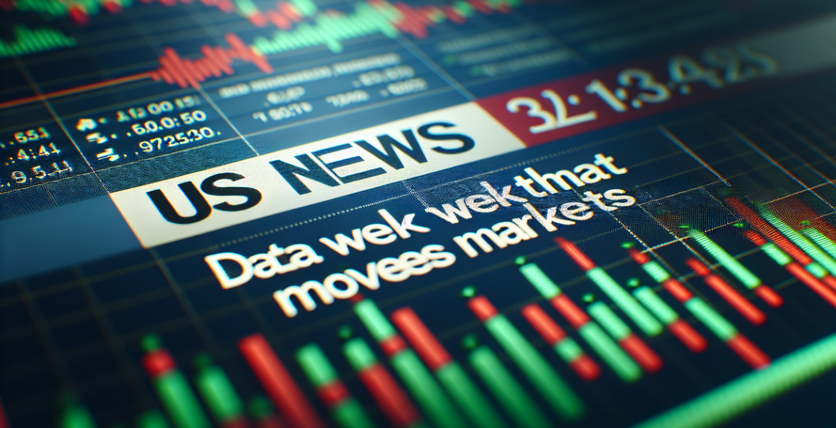 "alt_text": "US News: 'Data Week That Moves Markets' in bold text on a digital stock market background."