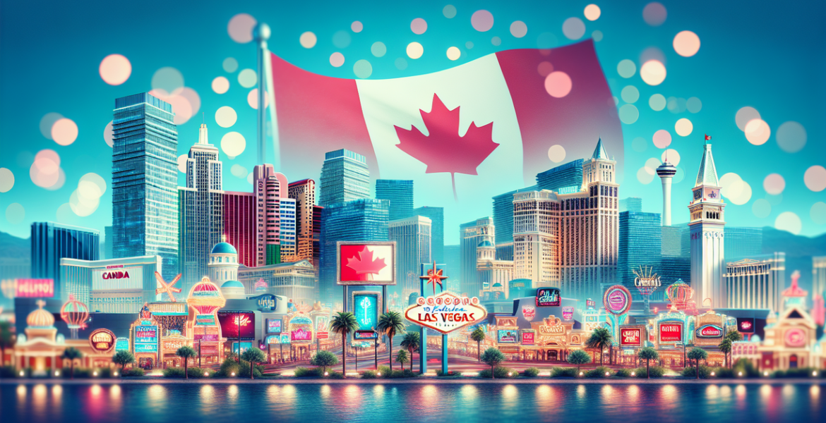 alt_text: Aerial view of Las Vegas Strip with fewer tourists, highlighting Canadian visitor decline.