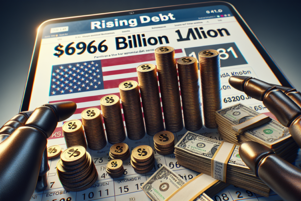 alt_text: "Graph illustrating a $700 billion increase in U.S. debt, emphasizing its magnitude."