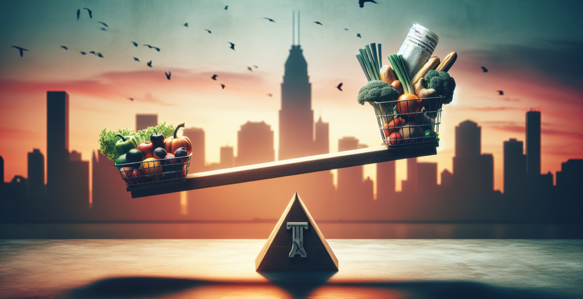 alt_text: "The phrase 'Context Matters in Tax Debates' with abstract financial symbols in the background."