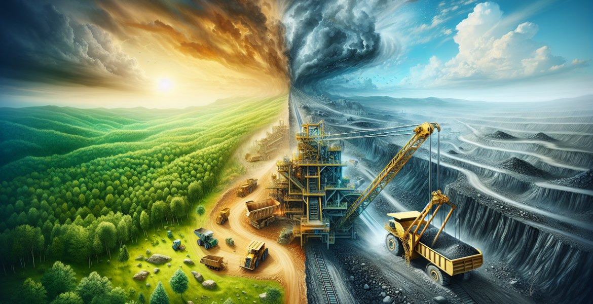 alt_text: "Illustration of mining impacting Earth, highlighting need for deeper environmental context."