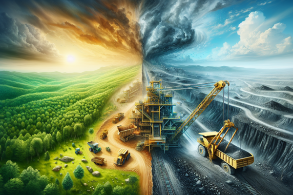 alt_text: "Illustration of mining impacting Earth, highlighting need for deeper environmental context."