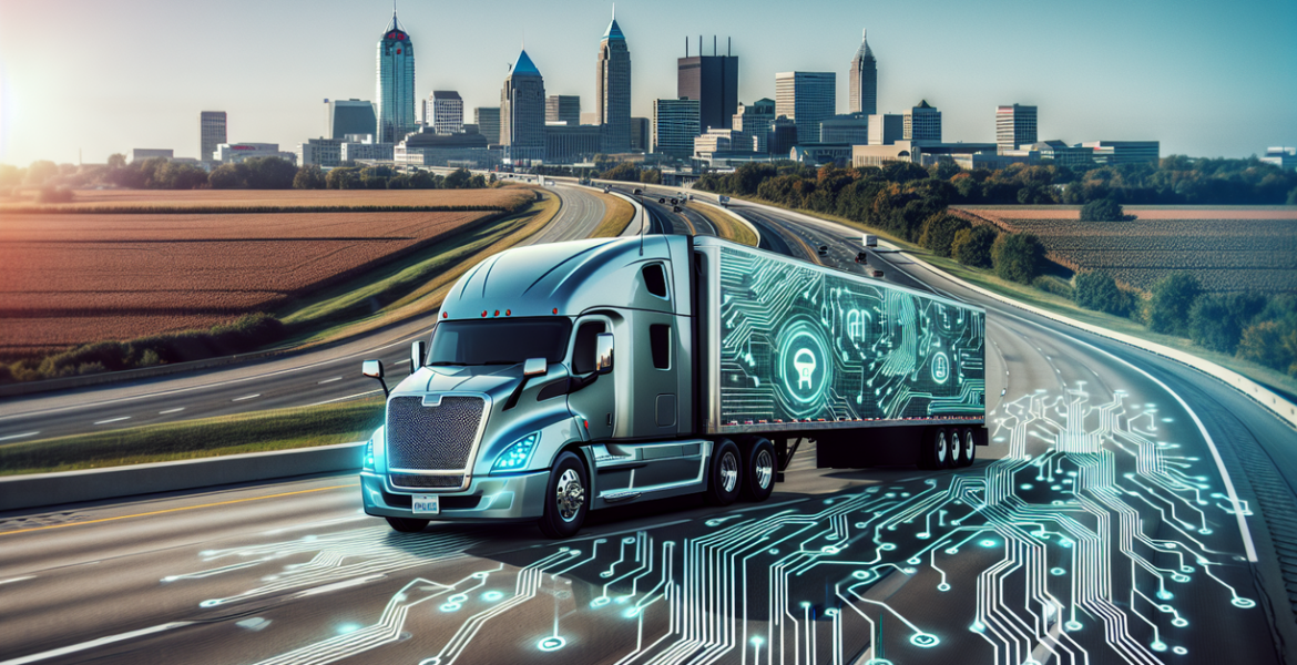 alt_text: Kodiak autonomous truck drives through America's heartland, showcasing self-driving technology.