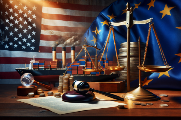 alt_text: "EU added to US 301 Watchlist; economic implications discussed in real-time news segment."